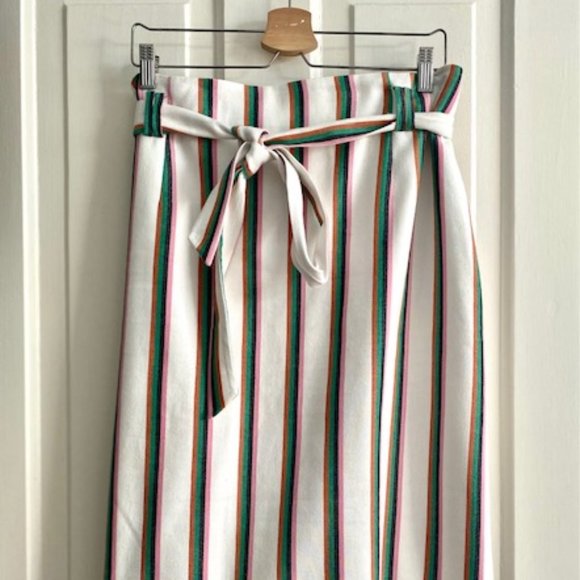 Halogen Summer Striped Skirt - Picture 1 of 3